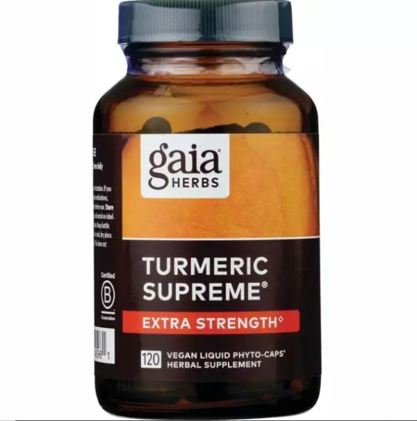 Gaia Herbs Turmeric Supreme Extra Strength 120 Vegan Phyto-Cap
