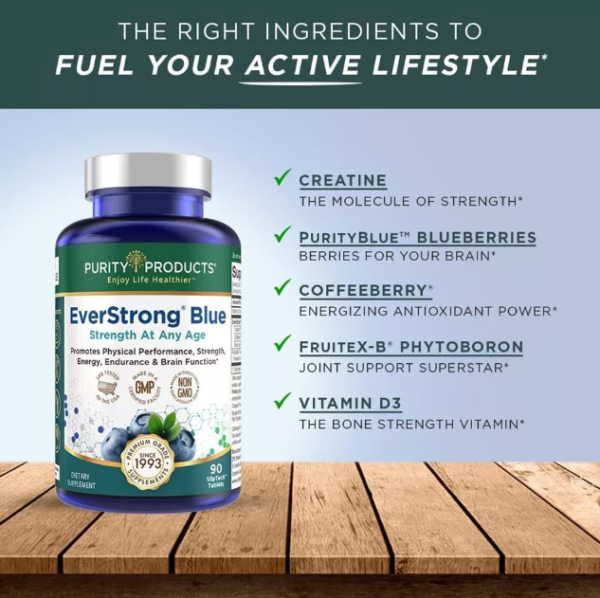 Purity Products EverStrong Blue - 90 Tablets - Image 4